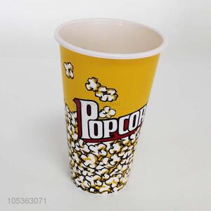 Good quality custom logo printed plastic popcorn bucket