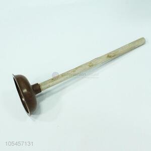 Good Quality Rubber Toilet Plunger With Wooden Handle