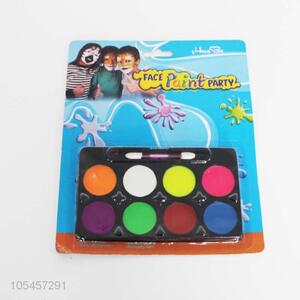 China factory non-toxic 8 color solid face paint party supplies
