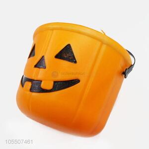 Fashion Halloween Supplies Plastic Pumpkin Barrels