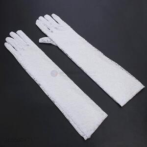 Good Factory Price White Lace Wedding Bridal Gloves Wedding Accessories