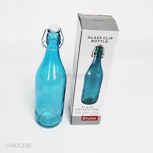 China factory supply colored glass clip bottle sealed bottle
