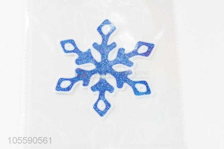 High Quality Christmas Snowflake Shape Jelly Sticker