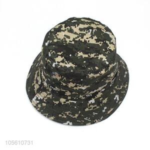 New arrival camouflage color kids summer bucket hat