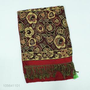 Low price 100% cotton printed women scarf