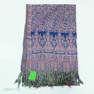 High quality vintage printed women cotton scarf