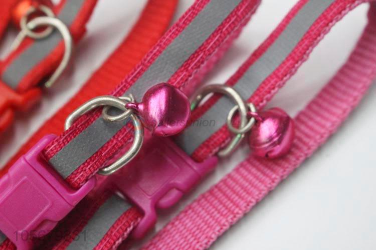 High-grade custom pet accessories dog and cat collar with bells