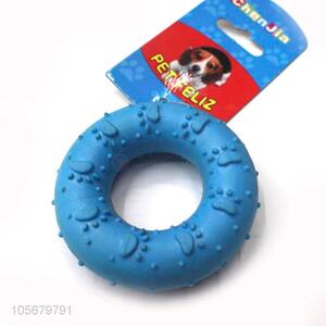 Wholesale cheap durable ring circle dog chew toys for pet