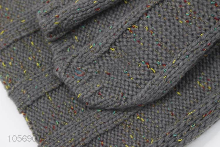 Good Factory Price Fashion Knitting Hat Scarf Sets