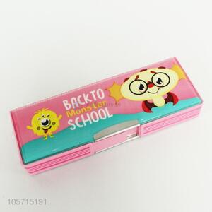 Fashion Style Plastic Pencil Box for Students