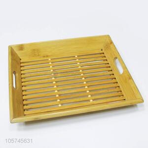 Best quality bamboo serving tray food tray with handles