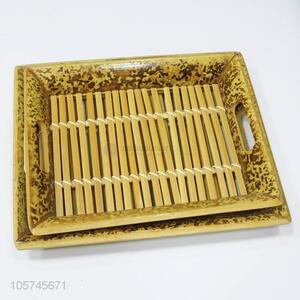 Good sale promotional bamboo tea tray cup teay for hotel