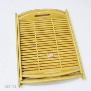 Latest design bamboo tea tray cup teay for hotel