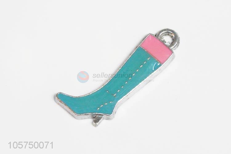 Reasonable price zinc alloy enamel high boots charms pendant for key chain