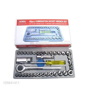 Utility and Durable 40pcs Combination Socket Wrench Set