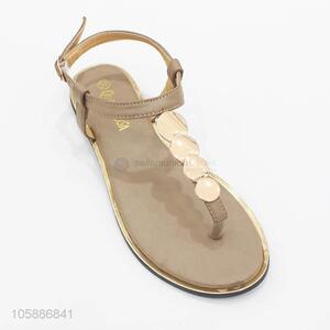 Best selling women sandals ladies pu thong sandal sandals