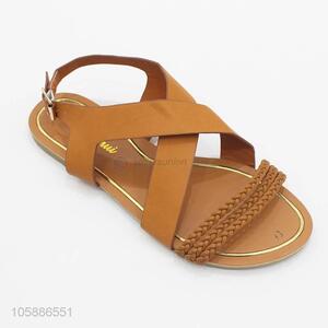 Yiwu factory stylish summer outdoor flat women sandals