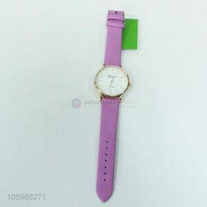 Wholesale purple women fashion watch wristwatch