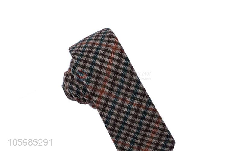 Cheap new custom logo 100% wool men's neckties