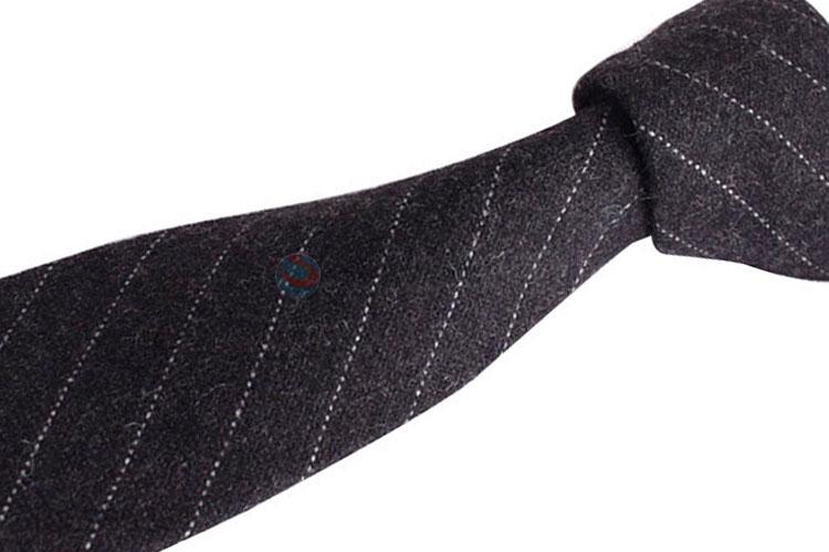 Best quality men ties diagonal stripe knitted wool necktie
