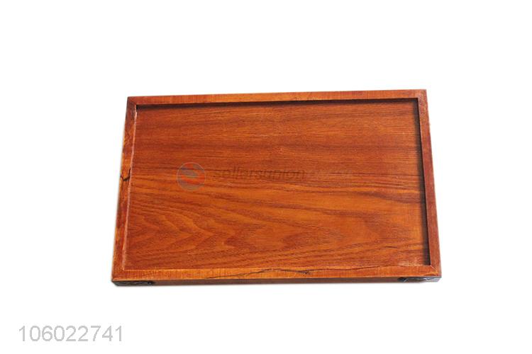 Wholesale Wooden Service Tray Rectangle Salver