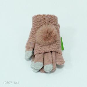 High Quality Ladies Knitted Gloves Warm Gloves