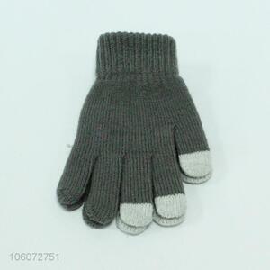 Wholesale Knitted Five Finger Glove For Women