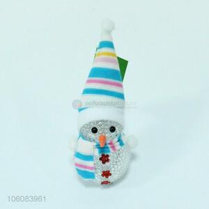 Wholesale Colorful Christmas Snowman Ornament With LED Light
