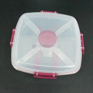 Wholesale square silicone preservation box with fork, table knife