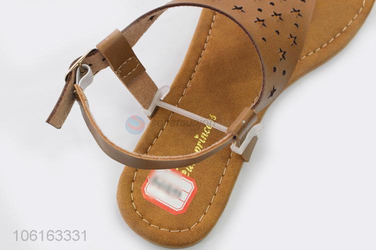 Best Sale Women'S Summer Flat Sandals Casual Beach Shoes