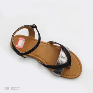 Hot Selling Woman Pu Beach Walk Nice Sandal Shoe For Woman Summer