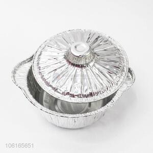 Wholesale Price Disposable Round Aluminium <em>Foil</em> Pot With Lid