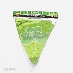Factory sell 3.6m triangle foil bunting banner