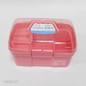 Cheap Price Red Plastic Storage Box Home Use