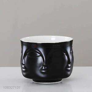 Creative Human Face Design Home <em>Office</em> Decoration Ceramic Plant Flower Pot