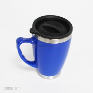Bulk price 450ml stainless steel auto mug with handle