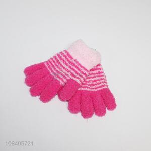 Top Selling Winter Five Fingers Microfiber Gloves
