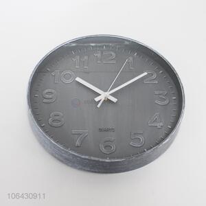 Promotional high quality decorative round wall clocks quartz clocks