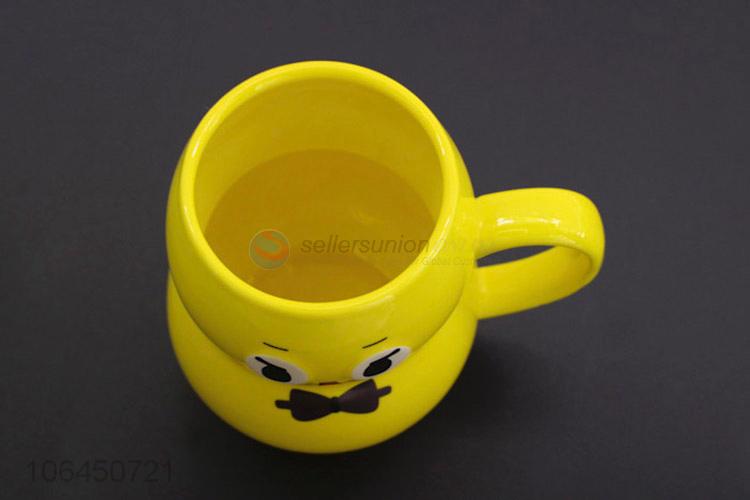 Contracted Design Expression Series Ceramic Cup With Lid