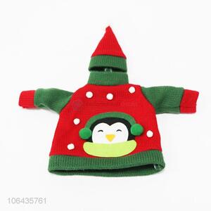 Factory wholesale hand crochet Christmas cup cover