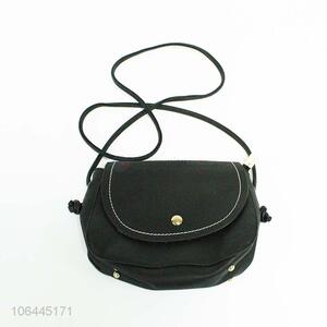 Factory direct black PU leather bag lady messenger bag