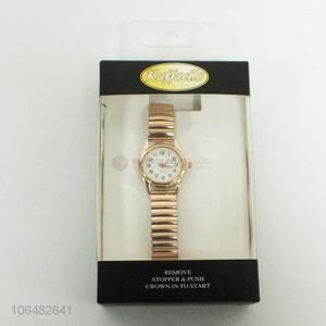 Factory wholesale new fashion ladies' rose gold watch