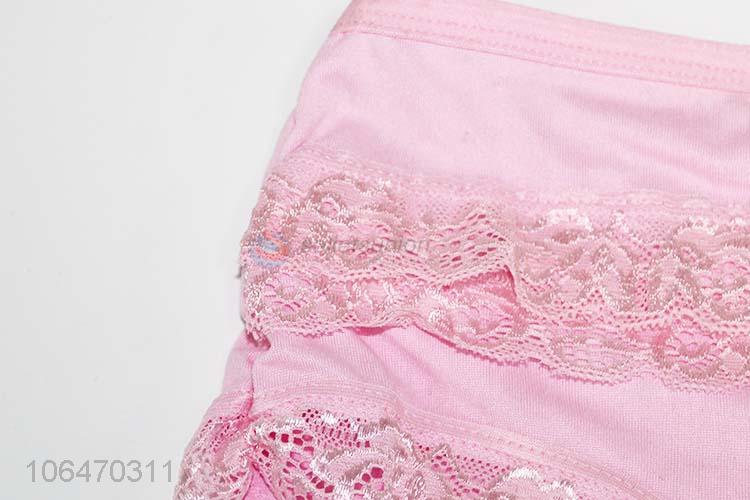 Hot Selling Ladies Cotton High Waist Breathable Underwear