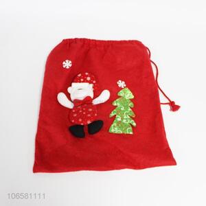 Wholesale Father Christmas pattern nonwoven gift bag