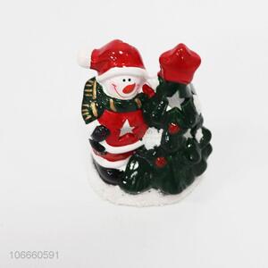 Popular Christmas Decorative Ceramic Candlestick