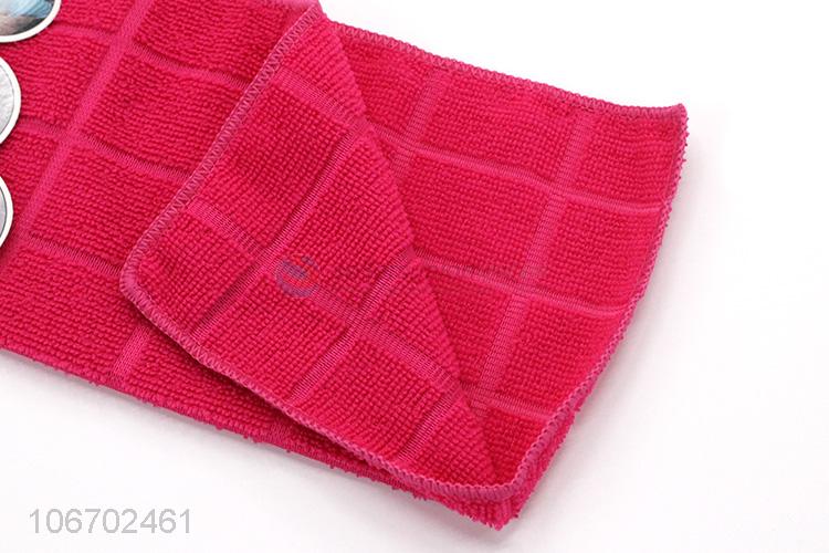 Promotional cheap kitchen cleaning cloth microfiber dish towel