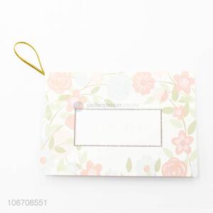 Suitable price rectangle thank you cards paper greeting card
