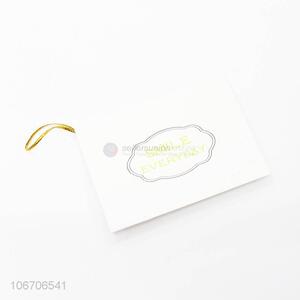 Credible quality rectangle thank you cards paper greeting card