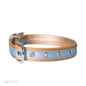 High Quality Cheap Fashion Design Leather Rolled Dog Collar