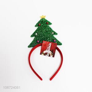 Wholesale Christmas Tree Design Hair Hoop